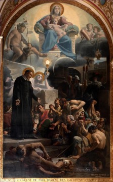 宗教的 Painting - サン・ヴァンサン・ド・ポール ギャラリー・ア・ラ・フォイ ジャン・ジュール・アントワーヌ・ルコント・デュ・ヌイ・クリスチャン